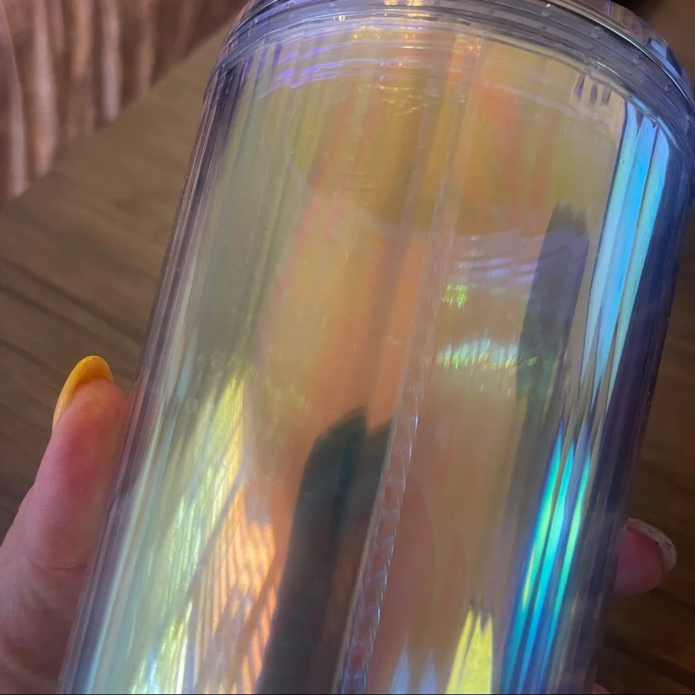 Starbucks Kaleidoscope Clear Venti‎ Unicorn Rainbow Tumbler